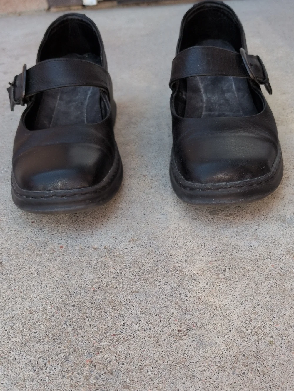 JosefSeinel Genuine Leather Mary Jane Style Platform Vintage 90's Preppy Shoes